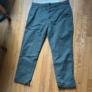 Banana Republic Olive Green Lined Chinos